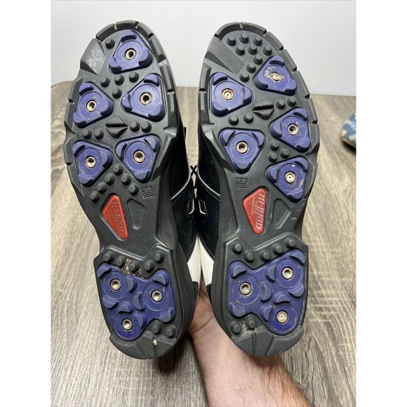 Balenciaga Golf Shoes Logo Sz 23.5EEE US 7 90s VTG RARE Made in Japan - Picture 7 of 14